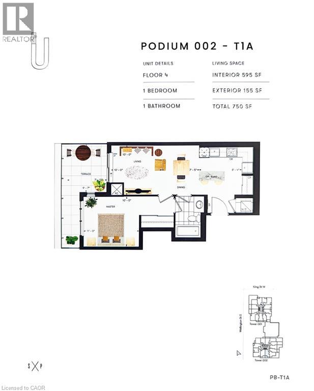 15 Wellington Street S Unit# 407, Kitchener, Ontario  N2G 0E4 - Photo 11 - 40797477