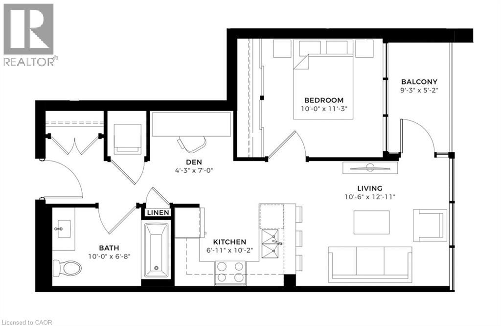 108 Garment Street Unit# 2103, Kitchener, Ontario  N2G 0E2 - Photo 3 - 40853383